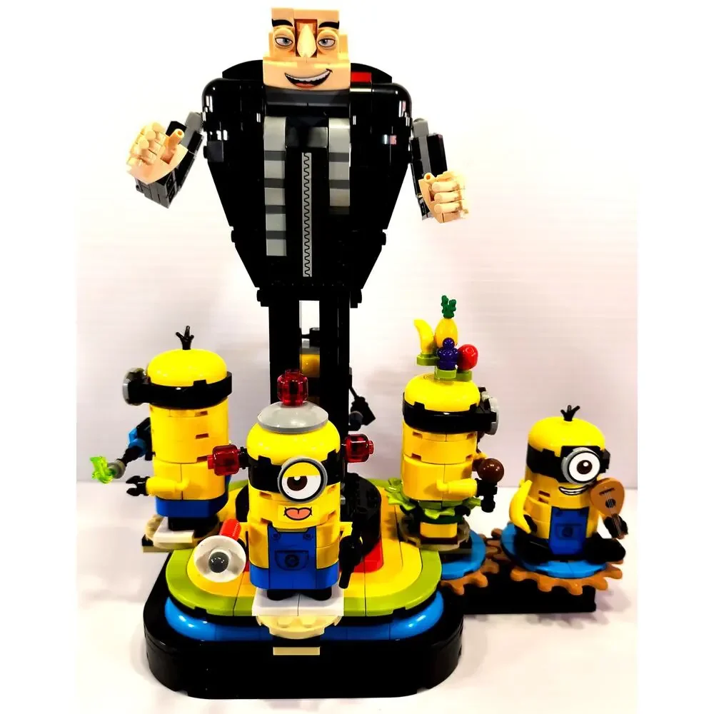 LEGO 75582 Despicable Me 4 BRICK-BUILT GRU AND MINIONS Complete, Used, See Pics!
